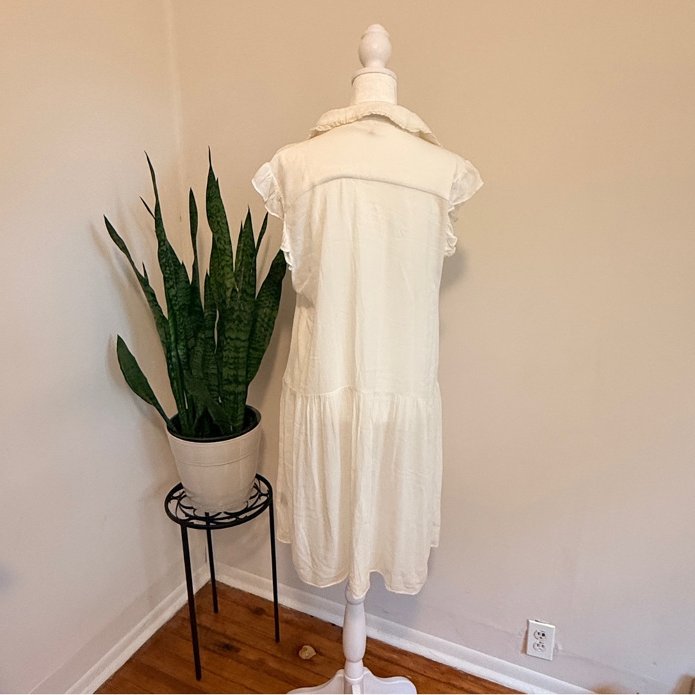POL | Sheer Ivory Midi Dress - Picture 2 of 8